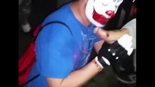 Clown Sucking On Toes