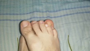 Male Toes Playing