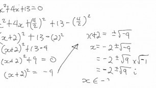 Complex Numbers pt2: Solving Basic Equations & Quadratics