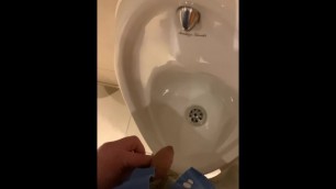 London lad uses urinal at work