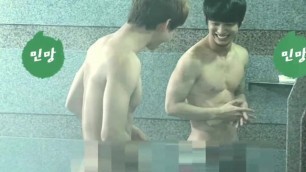 KOREAN BTOB Hyunsik Minhyuk Shower Nude Scene