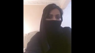 Cute Burka Girl Showing Off Her Boobs