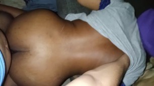 Black Married Coworker Gets a Taste of My Cawk at Work Party