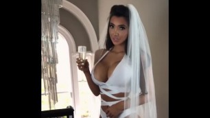 Chloe Khan whore wedding dress