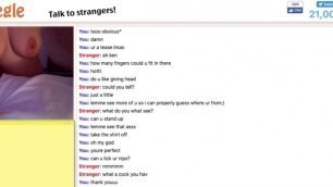 omegle babe teases before she freezes