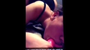 wales slag dildo suck snapchat