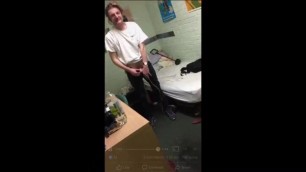 Fit English student lad pissing on his floor at uni