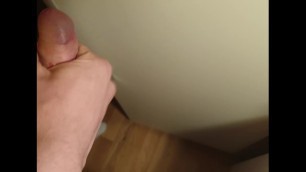 Big Cumshot on door