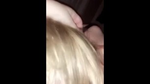 Girlfriend eating my wet pussy