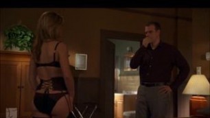 Appealing Julia Stiles takes off sexy lingerie