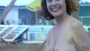 Beautiful Nude Girls Vintage nudist camp scene
