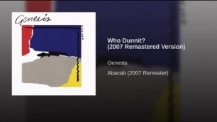 Genesis - Who Dunnit