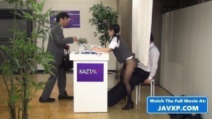 Japanese Teen First Day At Work