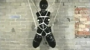 #166 Latex bondage compilation