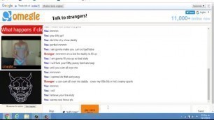 Omegle horny milf gets submissive for daddy