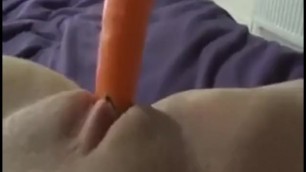 Carrot fuck kink fruit fuck fetish - spell coconut HARDCORE ANAL