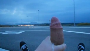 Me cumming in the street