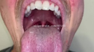 Mouth Fetish - Jack Maxwell Mouth Video 1