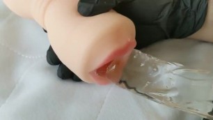 Sex Toy Mouth Fingering & Glass Dildo pt2