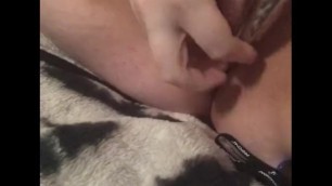 horny college girl toys with wet pussy