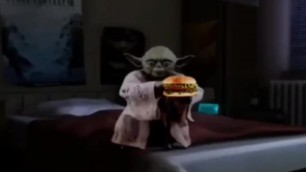 ASMR Yoda Eats A Hamburger For 10 Minutes While My Parents Fight Downstairs