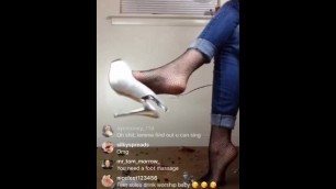 Instagram Live Dangling & Shoeplay