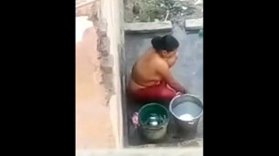 Indian aunty Having Shower