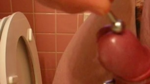 Masturbating in Moms Bathroom