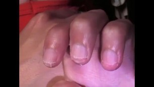 Deborah HOT masturbation nails biting and fingers sucking fetish asmr