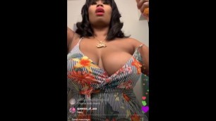 Instagram redspice nip slip