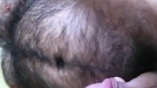 Furry Chest Masturbation