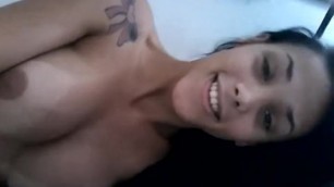 Brazilian tranny smoking pot and talking shit