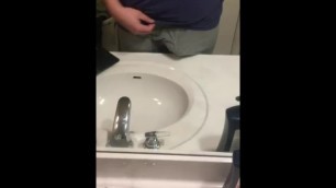 Playing with my dick through my shorts to underwear and cumming