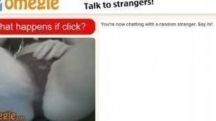 Omegle slim girl moaning while fucking herself with toy