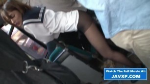 Japanese Teen Taken On The Crowded Train