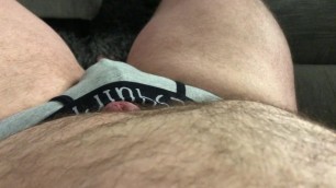 Bear strokes out a thick load