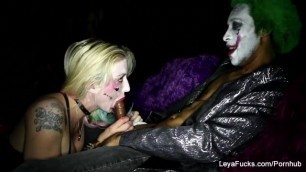 Harley Quinn Leya Takes the Joker's BBC