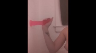 Simple shower masturbation