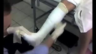 Leg Cast Application