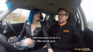 Bitch Alexxa Vice gets asshole pounded by driving instructor