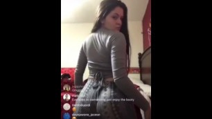 Famous Alexa @moneylife1027 IG Live Twerking!