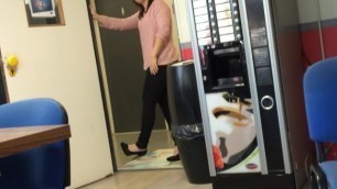 Candid heels at work#8