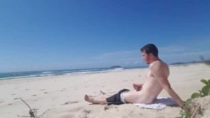 Beach Jerk Off