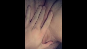 Rubbing my hard cock