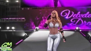 Aisha vs Tina-WWE Wrestling