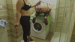 Femdom Pegging from Russian Blonde