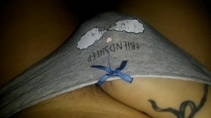 Wearing my new FriendSheep panties, moaning and cumming with VibeBullet