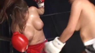 SDJ Japanese Topless Boxing Catfight 4