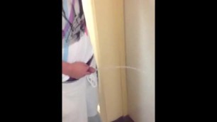 Hot College Bros' Drunk Piss Prank: Peeing on a Friend's Dorm Door.
