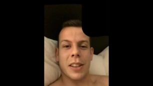 Hot German Jerking and Tasting His Cum